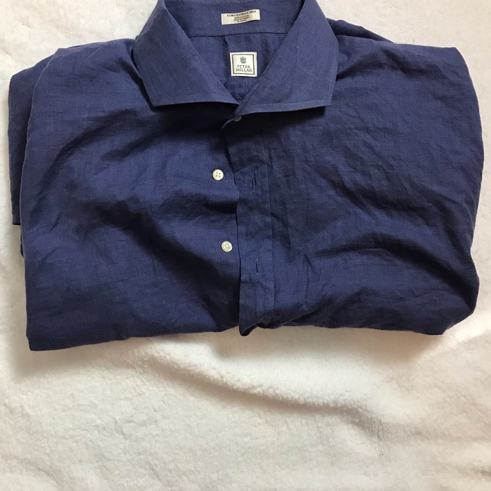 Long sleeve xxl peter Miller button up blue